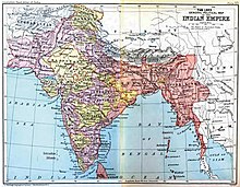 The British Indian Empire in 1893 IndiaPolitical1893ConstablesHandAtlas.jpg