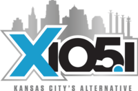 "X105.1" logo (2016-2019) KCJK X105.1 logo.png