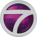 Fourth logo of NTV7, although the Circle 7 logo remain from 2001, the 'ntv' caption is removed and blue is replaced by purple in the logo. It is also used as an on screen bug until 15 August 2017 before it was replaced by the 2012 logo when it start broadcast in 16:9 screen. (2006 – 15 August 2017)