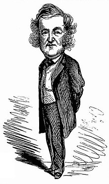 The author, John Maddison Morton, caricatured in 1876 Maddison-Morton-Judy-19-January-1876.jpg