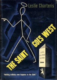 <i>The Saint Goes West</i> book by Leslie Charteris
