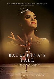 <i>A Ballerinas Tale</i> 2015 American film