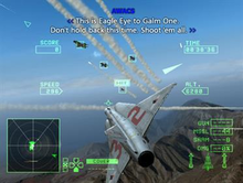 The player firing missiles at enemy fighters Ace Combat Zero screenshot.png