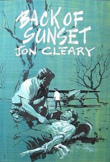 <i>Back of Sunset</i> book by Jon Cleary