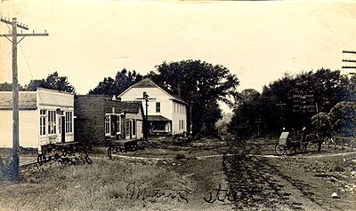 Downtown Dover looking west down modern day 57th Street. Year unknown.