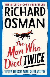 <i>The Man Who Died Twice</i> (novel) 2021 novel by Richard Osman