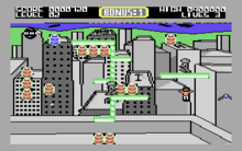 Bombo is a clone of Bomb Jack. Bombo Commodore 64 Gameplay Screenshot.png