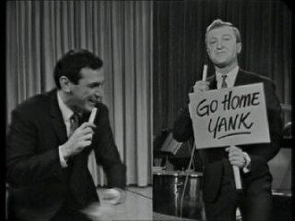 Kennedy (right) on screen with Don Lane (left)