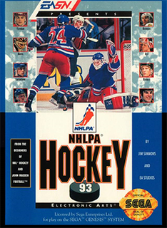 <i>NHLPA Hockey 93</i> 1992 video game