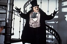 Danny DeVito as the Penguin in Batman Returns (1992). OswaldCobblepotBatmanReturns.jpg