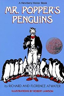 <i>Mr. Poppers Penguins</i> 1938 childrens book