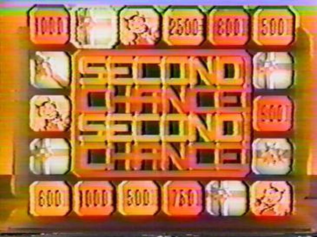 Second Chance game board, as seen in Round One on the 1976 pilot episode
