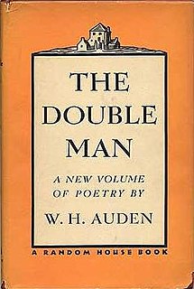 <i>The Double Man</i> (book) 1941 book of poems by W. H. Auden