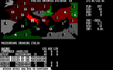 Gameplay screenshot (Atari ST) Annals of Rome Atari ST screenshot.png