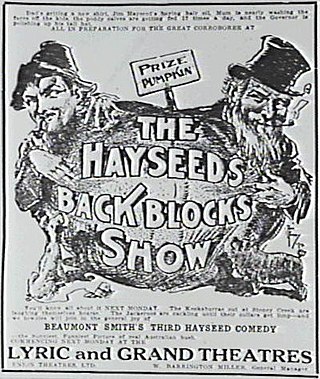 <i>The Hayseeds Back-blocks Show</i> 1917 Australian film