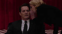 Laura Palmer whispers into Coopers ear.png