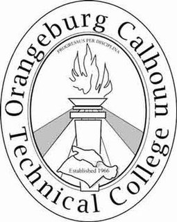 Orangeburg–Calhoun Technical College College in Orangeburg, South Carolina, U.S.