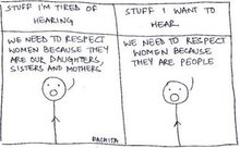 A short 2015 Sanitary Panels strip. Rachita Taneja - Sanity Panels - Respect Women.png