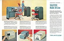 The Teletype Corporation Model 28 Line of Equipment Teletype Corporation advertisement for the Model 28 Line of Equipment.jpg
