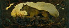 The Stirling Wolf (1704, oil on canvas, Artist Unknown) The Stirling Smith Art Gallery & Museum