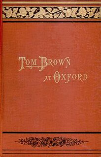 <i>Tom Brown at Oxford</i> novel by Thomas Hughes