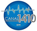 Final logo as Canal 1410 XEKB Canal1410 logo.jpg