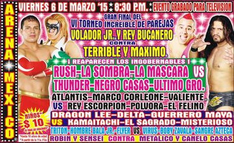 CMLL Torneo Nacional de Parejas Increíbles (2015)