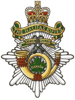 <span class="mw-page-title-main">The Halifax Rifles (RCAC)</span> Military unit