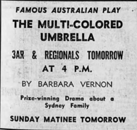 The Age 19 May 1962 Multi Coloured Umbrella radio.png