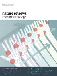 Nature Reviews Rheumatology journal cover volume 17 issue 1.png