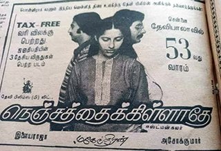 <i>Nenjathai Killathe</i> 1980 film by Mahendran