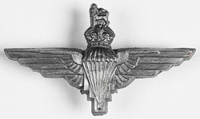 Cap badge of the Parachute Regiment