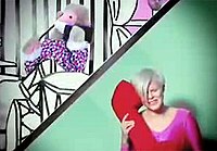 The monkey and Robyn in the music video RobynKonichiwaBitches.jpg