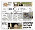 Thumbnail for File:Waterloo-Cedar Falls Courier front page.gif