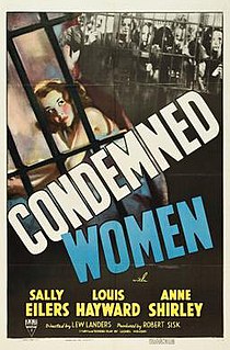 <i>Condemned Women</i> 1938 film by Lew Landers