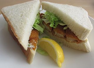 <span class="mw-page-title-main">Fish sandwich</span> A sandwich or burger made with fish