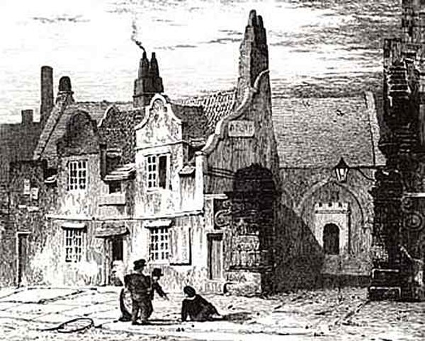 The West Gate Road site in 1810