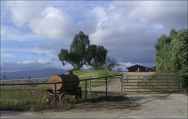 The western rural Farm Area, at Los Angeles Pierce College in Woodland Hills.