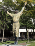 Thumbnail for File:Statue of Jackie Robinson Journal Square Jersey City.png
