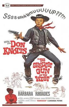 don knotts in the west gun