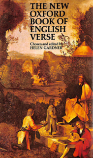 <i>The New Oxford Book of English Verse 1250–1950</i> 1972 poetry anthology edited by Helen Gardner