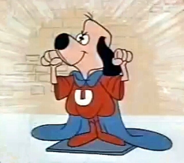 Underdog in the opening credits