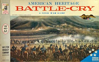 <span class="mw-page-title-main">Battle-Cry (Milton Bradley game)</span> 1961 U.S. Civil War board game