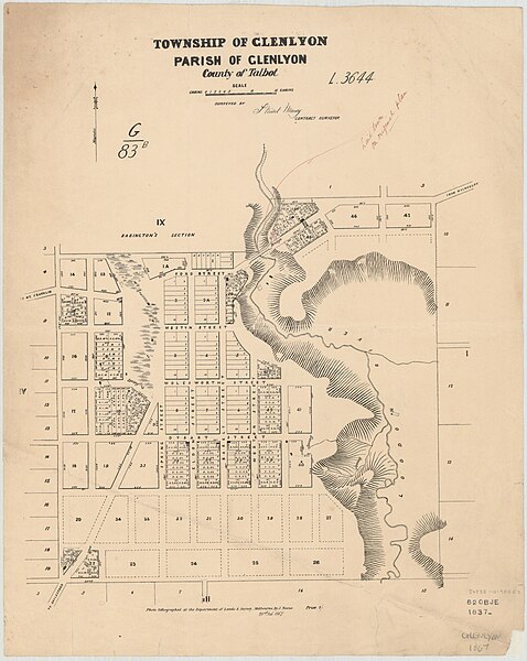 File:Glenlyon, Victoria town plan as surveyed in 1867.jpeg