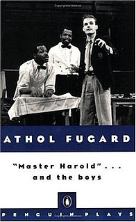 <i>"Master Harold"...and the Boys</i> play by Athol Fugard