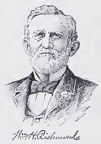 William Henry Richmond as he appeared in the National Cyclopaedia of American Biography in 1899. Richmond-William-Henry-1899.jpg