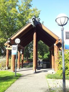 <i>Bear Gargoyle</i> Sculpture in Eugene, Oregon, U.S.