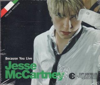 <span class="mw-page-title-main">Because You Live</span> 2005 single by Jesse McCartney