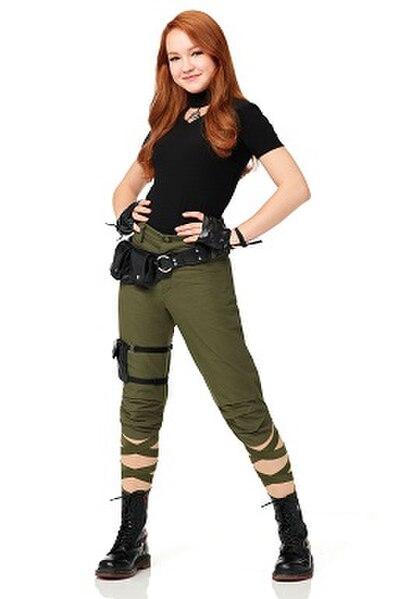 Sadie Stanley as Kim Possible in the 2019 live-action television film adaptation of the animated series.