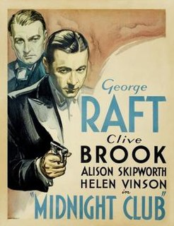 <i>Midnight Club</i> (film) 1933 film by George Somnes